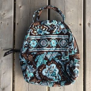 Vera Bradley Java Blue Quilted Lunch Bag